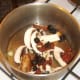 Sauteeing vegetables in olive oil