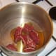 Browning loin of venison