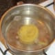 Cooking tagliatelle pasta
