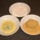 Breadcrumbing haggis wrapped duck egg for frying