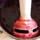 Use an immersion blender to puree the cooked fruit.