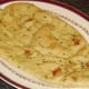 Garlic and cilantro/coriander naan bread