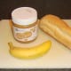 Crunch peanut butter, banana and sub roll