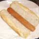 Hot dog laid in sub roll