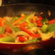Add the bell peppers