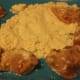 Coat the pieces with cornflour