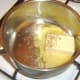 Melting butter with dried thyme.