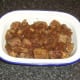 Steak, kidney and liver pie filling.