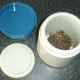 Haggis stuffing added to vacuum food flask