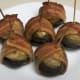 Mushrooms stuffed with baby potatoes