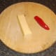 Cheddar cheese and half red chilli pepper