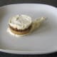 Christmas pudding cheesecake on pineapple cream