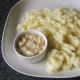 Jellied conger eel and mash