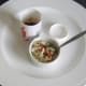 Red chilli powder is added to jellied conger eel