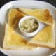 Jellied conger eel, onion and parsley with Tabasco sauce