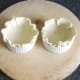 Puff pastry cases fitted in to ramekins