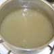 Gelatine is added to conger eel broth