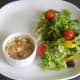 Jellied conger eel and green chilli with smoked paprika and salad