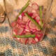 Dump the hot water out of the jar and put the radishes and a few of the jalapeno slices in.