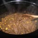 bubbling away in slow cooker