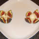 Fresh figs with melted goats cheese