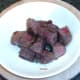 Browned ostrich meat