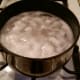 Boil the potatoes