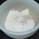 Yeast and salt is added to flour