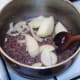 Onion is added to browned beef