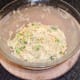 Broccoli, sweetcorn and potato fritter batter