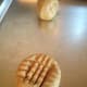 A perfectly crossed peanut butter cookie will look like this.