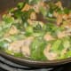 When spinach has wilted, mix with veggies