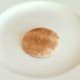 Toast circle is laid on serving plate