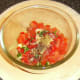 Combining salsa ingredients