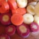 A rainbow of color can come from carrots.