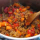 Couscous saute.