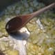Browning the onion.