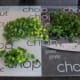 Chop up spring onions and parsley and save a little for a garnish.