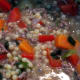 The liquid should also get thicker, like a sauce. It will meld completely when stirred and cooled.
