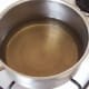 Gently heating lobster stock