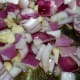 Cook onion and garlic in oil over medium heat until soft.