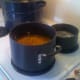 Boiling the seasoned liquid.