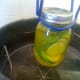Use tongs when placing and removing jars from hot water. It's time for your bath!