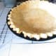 A baked oil pastry crust