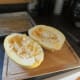 Cut the squash in half.