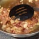 Make sure you saute the bacon lightly before adding the rest of the ingredients.
