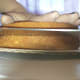 Score the cake initially