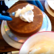 Add a dollop of frosting to the top here.