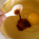 Combine the egg, vanilla, and milk. Whisk until well combined.