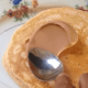 I always put peanut butter and syrup on mine, but there are endless possibilities of toppings for this recipe! Enjoy your fluffy pancakes!